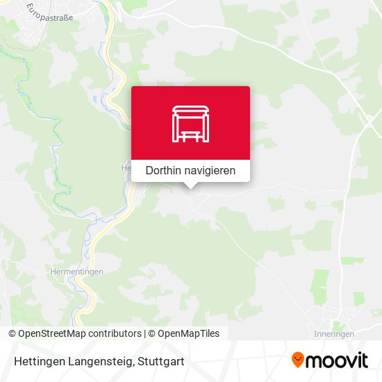 Hettingen Langensteig Karte
