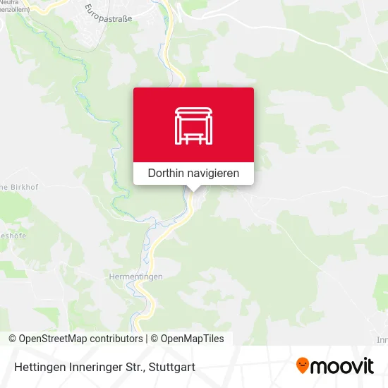 Hettingen Inneringer Str. Karte