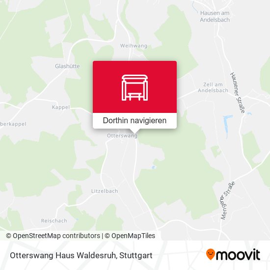 Otterswang Haus Waldesruh Karte
