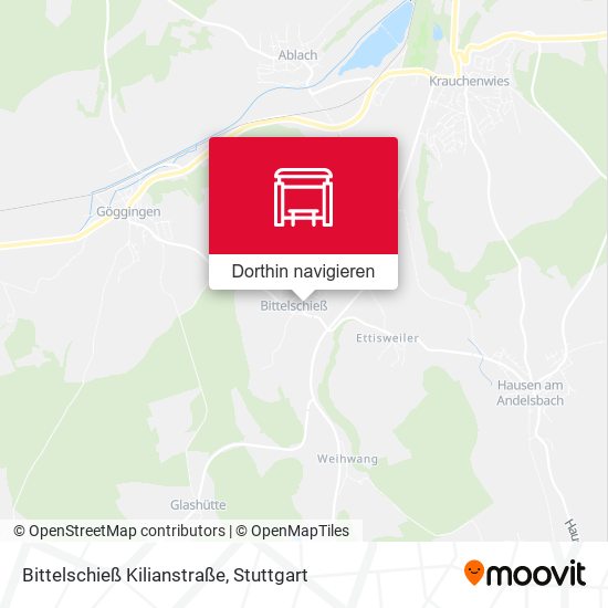 Bittelschieß Kilianstraße Karte