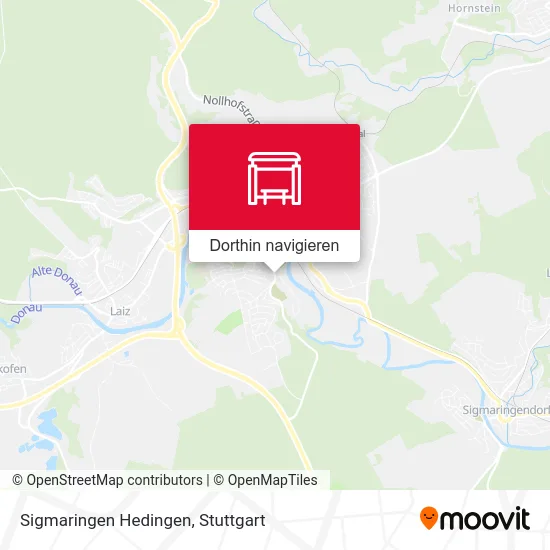 Sigmaringen Hedingen Karte