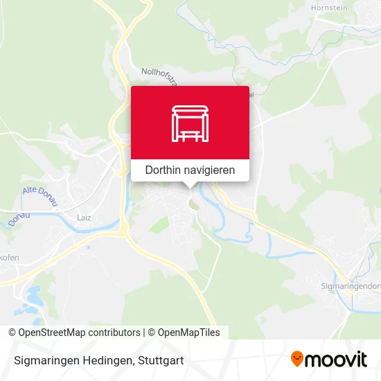 Sigmaringen Hedingen Karte