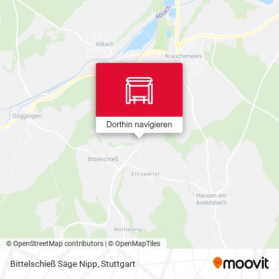 Bittelschieß Säge Nipp Karte