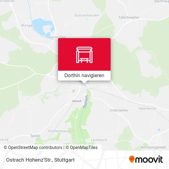 Ostrach Hohenz'Str. Karte