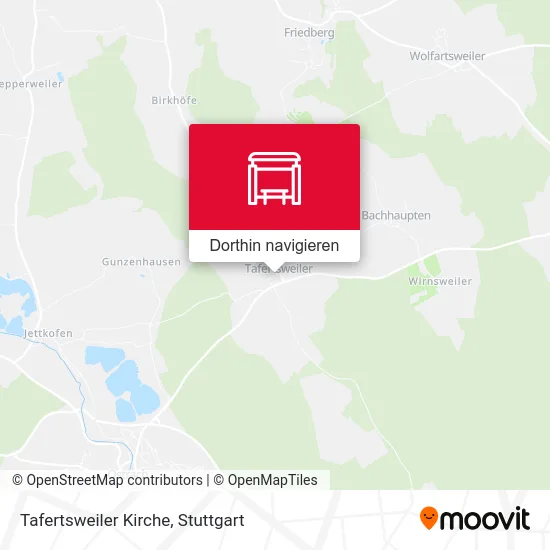 Tafertsweiler Kirche Karte