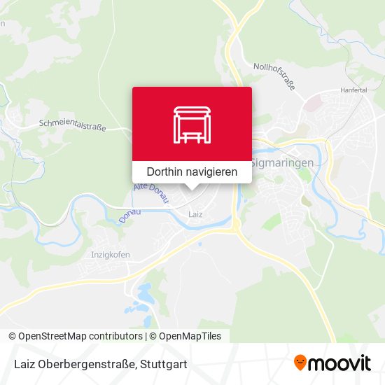 Laiz Oberbergenstraße Karte