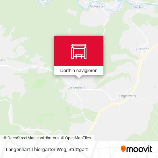 Langenhart Thiergarter Weg Karte