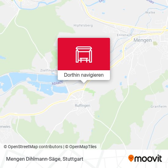 Mengen Dihlmann-Säge Karte