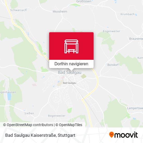 Bad Saulgau Kaiserstraße Karte