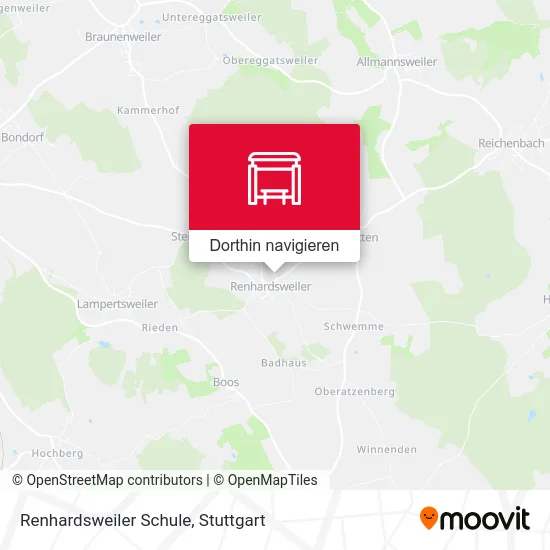 Renhardsweiler Schule Karte