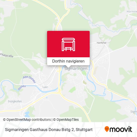 Sigmaringen Gasthaus Donau Bstg 2 Karte