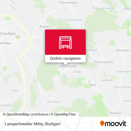 Lampertsweiler Mitte Karte