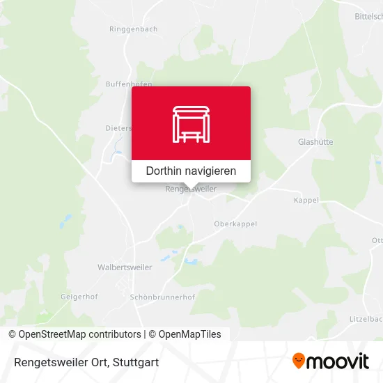 Rengetsweiler Ort Karte