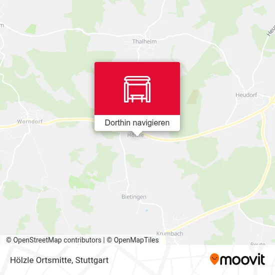 Hölzle Ortsmitte Karte