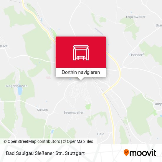 Bad Saulgau Sießener Str. Karte