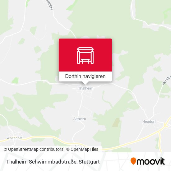 Thalheim Schwimmbadstraße Karte