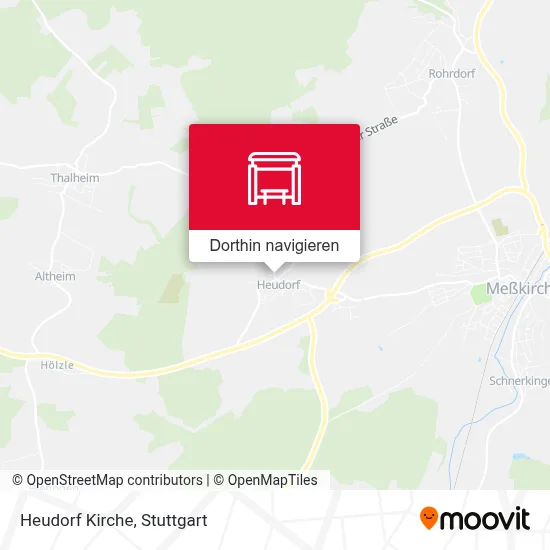 Heudorf Kirche Karte