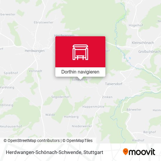 Herdwangen-Schönach-Schwende Karte