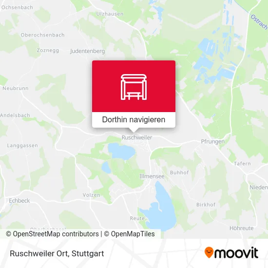 Ruschweiler Ort Karte