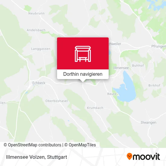 Illmensee Volzen Karte