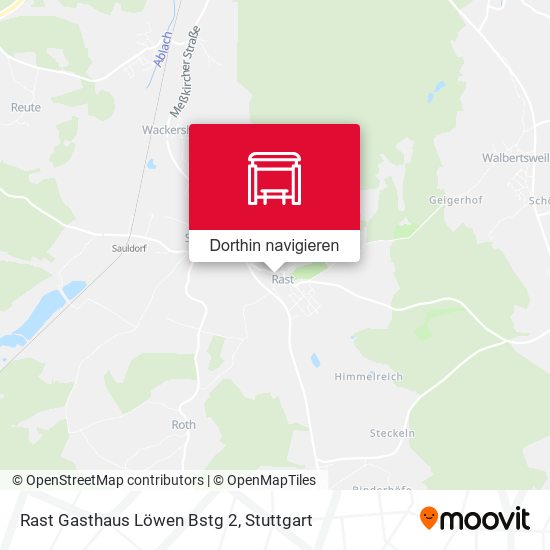 Rast Gasthaus Löwen Bstg 2 Karte