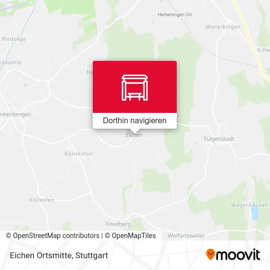 Eichen Ortsmitte Karte