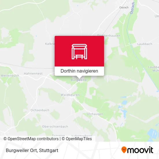 Burgweiler Ort Karte