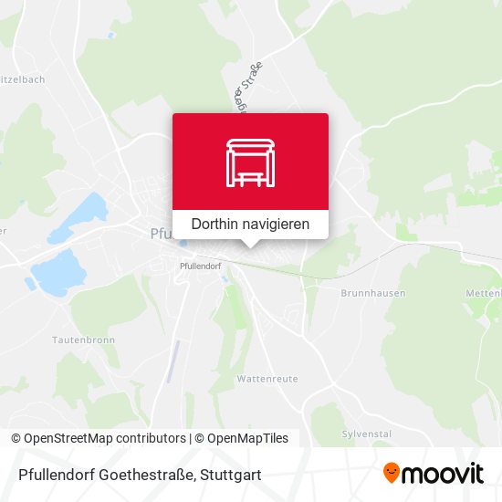 Pfullendorf Goethestraße Karte