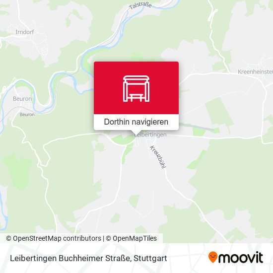 Leibertingen Buchheimer Straße Karte
