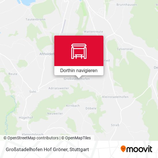 Großstadelhofen Hof Gröner Karte