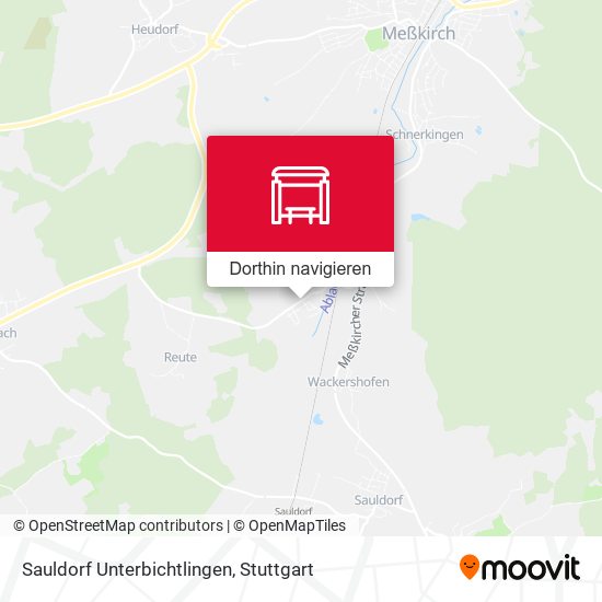 Sauldorf Unterbichtlingen Karte