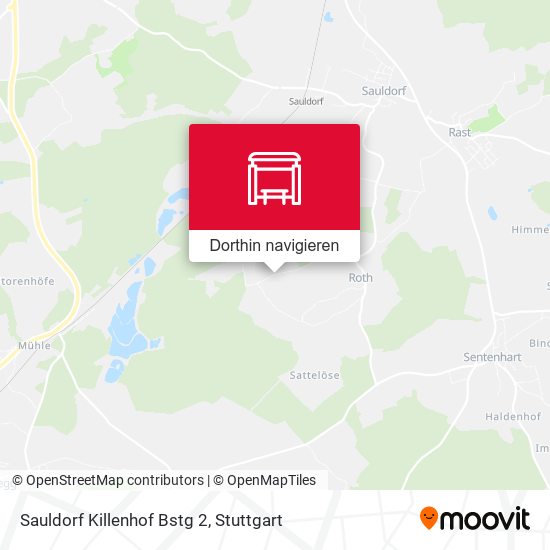 Sauldorf Killenhof Bstg 2 Karte