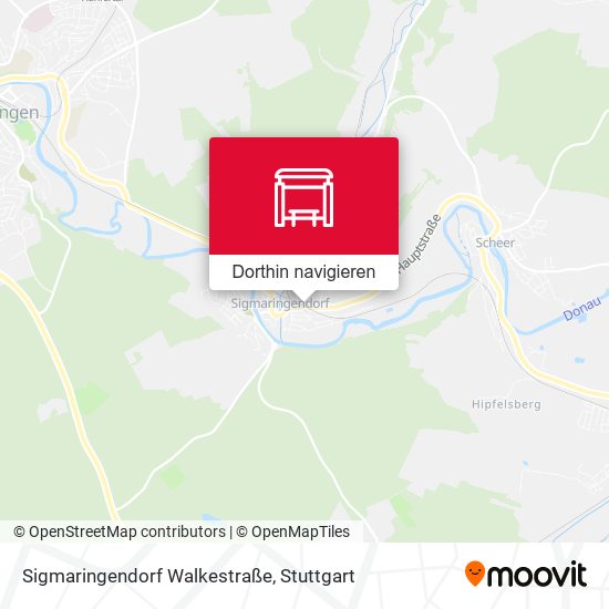 Sigmaringendorf Walkestraße Karte