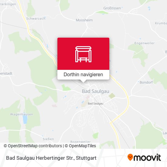Bad Saulgau Herbertinger Str. Karte