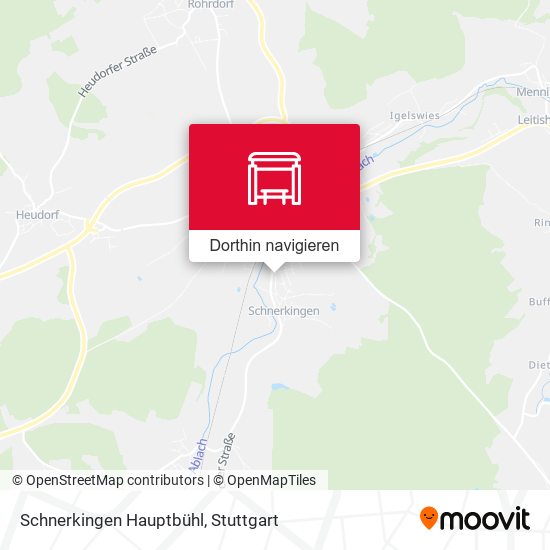 Schnerkingen Hauptbühl Karte