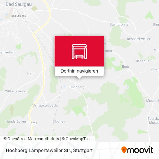 Hochberg Lampertsweiler Str. Karte
