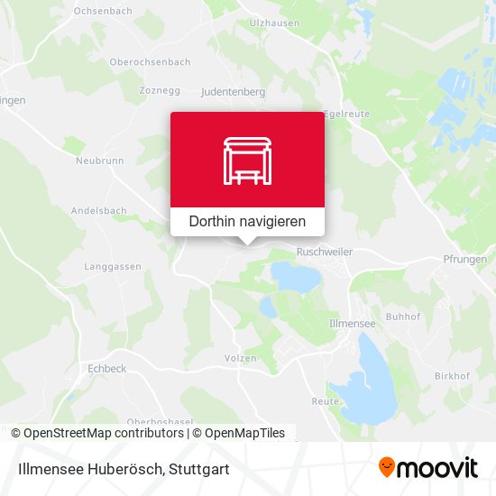 Illmensee Huberösch Karte