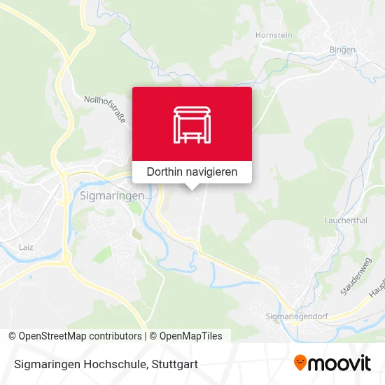 Sigmaringen Hochschule Karte