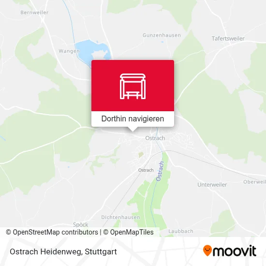 Ostrach Heidenweg Karte