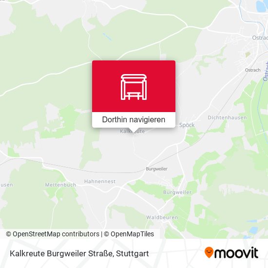 Kalkreute Burgweiler Straße Karte