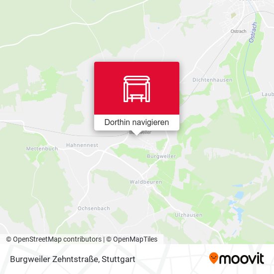 Burgweiler Zehntstraße Karte
