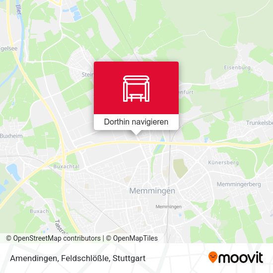 Amendingen, Feldschlößle Karte