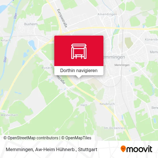 Memmingen, Aw-Heim Hühnerb. Karte