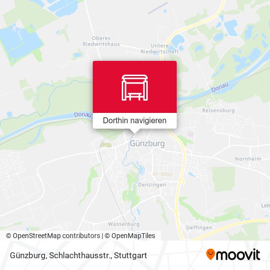Günzburg, Schlachthausstr. Karte
