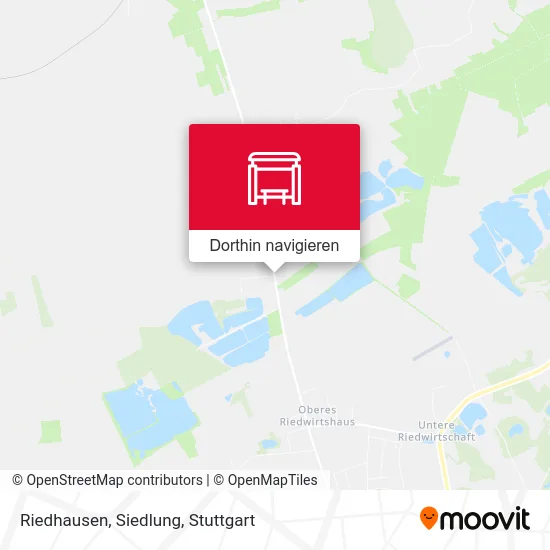 Riedhausen, Siedlung Karte