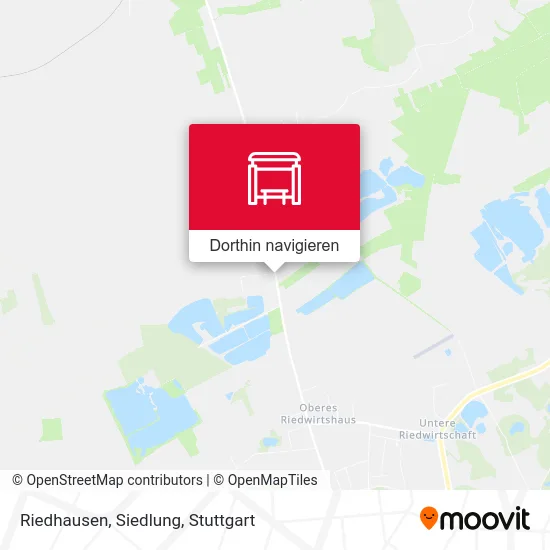 Riedhausen, Siedlung Karte