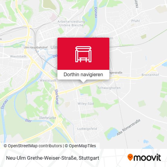 Neu-Ulm Grethe-Weiser-Straße Karte