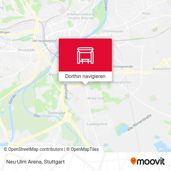 Neu-Ulm Arena Karte
