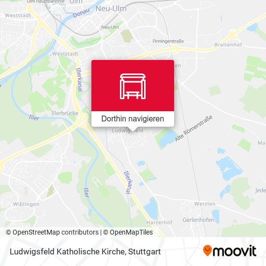 Ludwigsfeld Katholische Kirche Karte