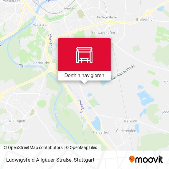 Ludwigsfeld Allgäuer Straße Karte